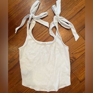 Sugarlips White Tie Top